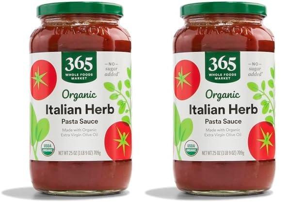 365 by Whole Foods Market, Organic Marinara Pasta Sauce, 25 OZ