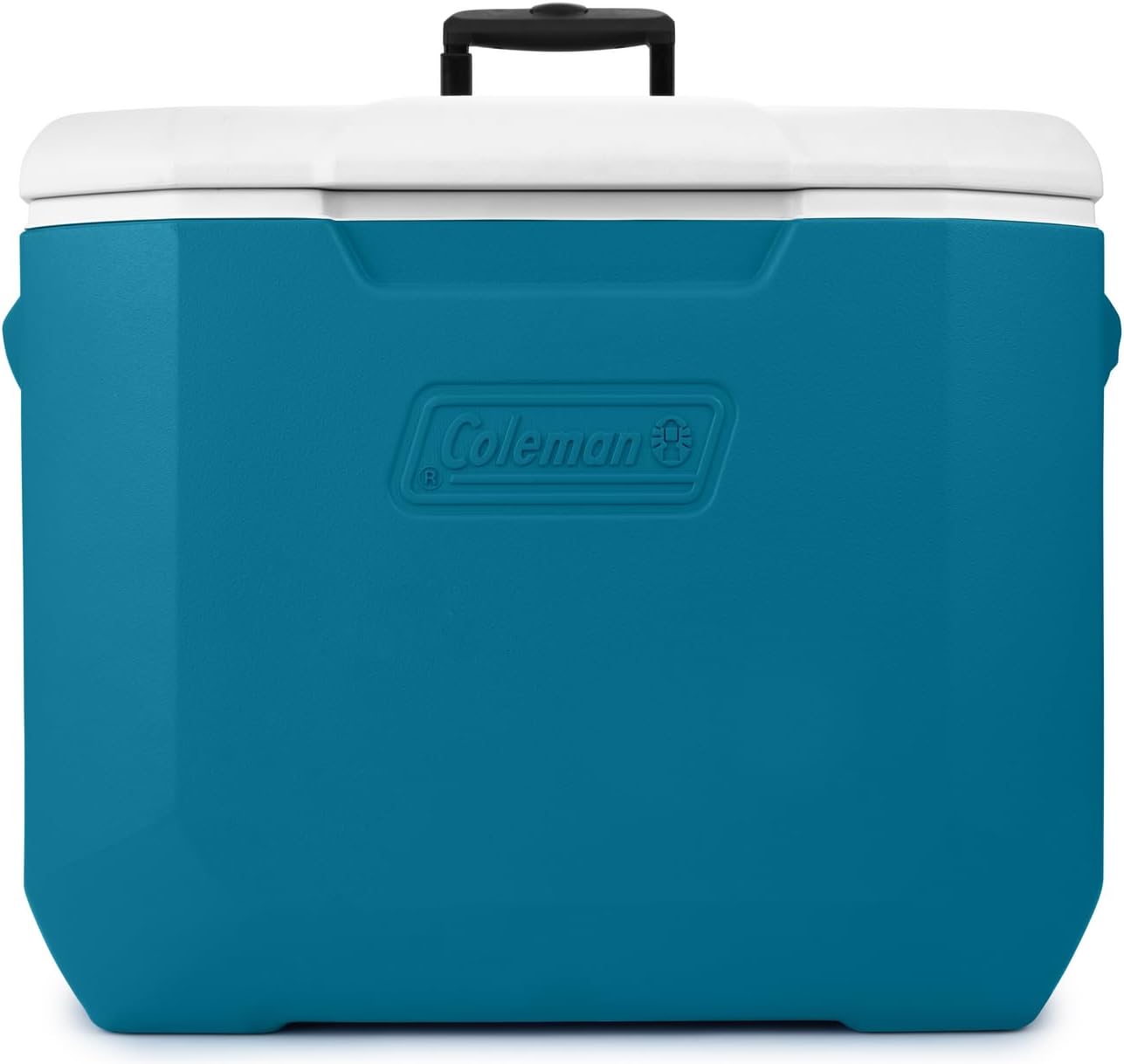 Coleman 60qt Wheeled Cooler, Insulated Portable Chiller with Ice Retention, Made in USA