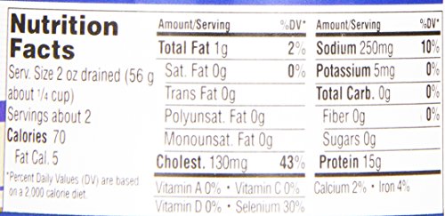 Bumble Bee Tiny Canned Shrimp, 6 oz Can - Shrimp in Water, Cooked, Peeled, Deveined - 22g Protein per Serving - Gluten Free