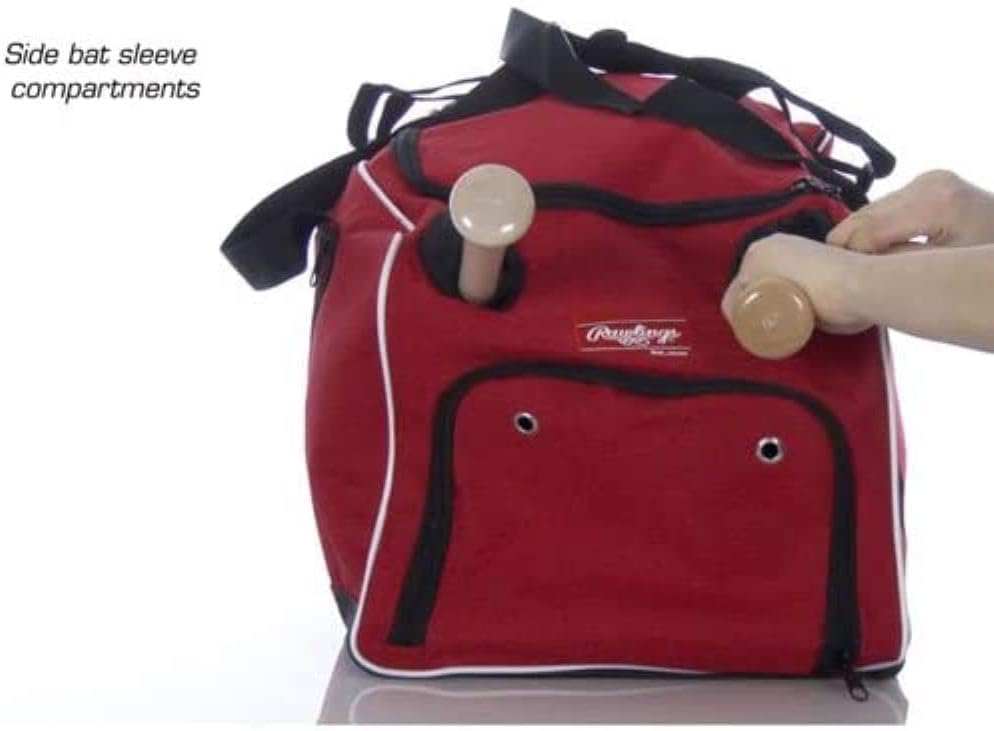 Rawlings | COVERT Duffle Equipment Bag | Baseball/Softball | Black