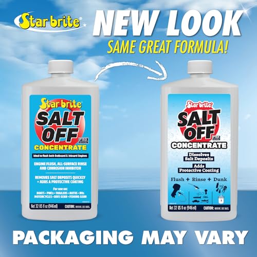 STAR BRITE Salt Off Concentrate - 1 Gallon - Ultimate Salt Remover Wash & Marine Engine Flush for Boats, Vehicles, Trailers, and More (093900N)