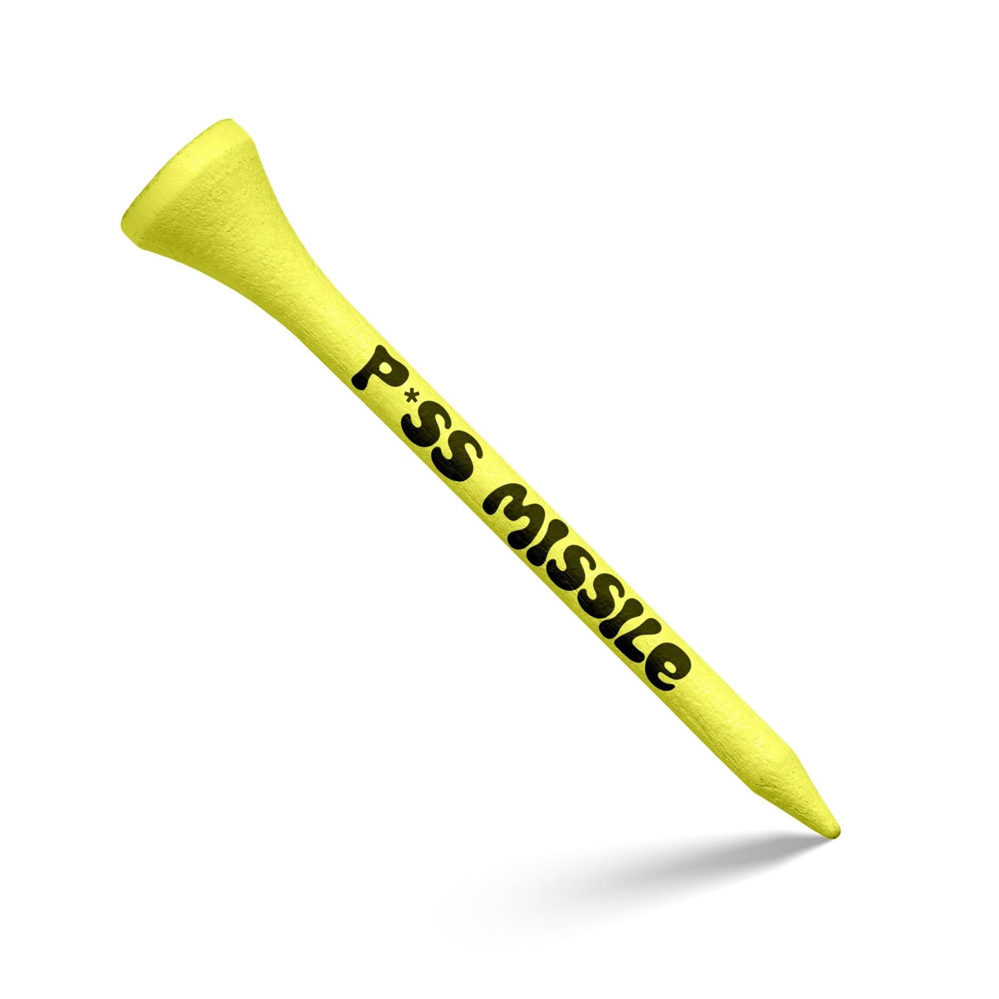 Driver Darts by P*ss Missile, Premium Bamboo Golf Tees | 18 Count, 83mm (3.25") Wooden Tees | Iconic Packaging and Cool Organization | Funny Golf Accessory for Golfers