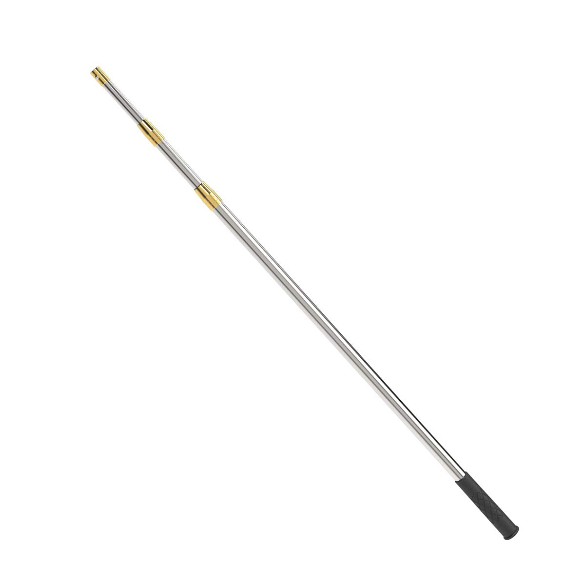 Cyfie Retractable Fishing Gaff, Stainless Steel Flounder Gig Frog Gig Gaff Pole, Muti-Size Telescopic Fishing Gaff with 8mm Screw, Capable for Gaff Harpoon Hook