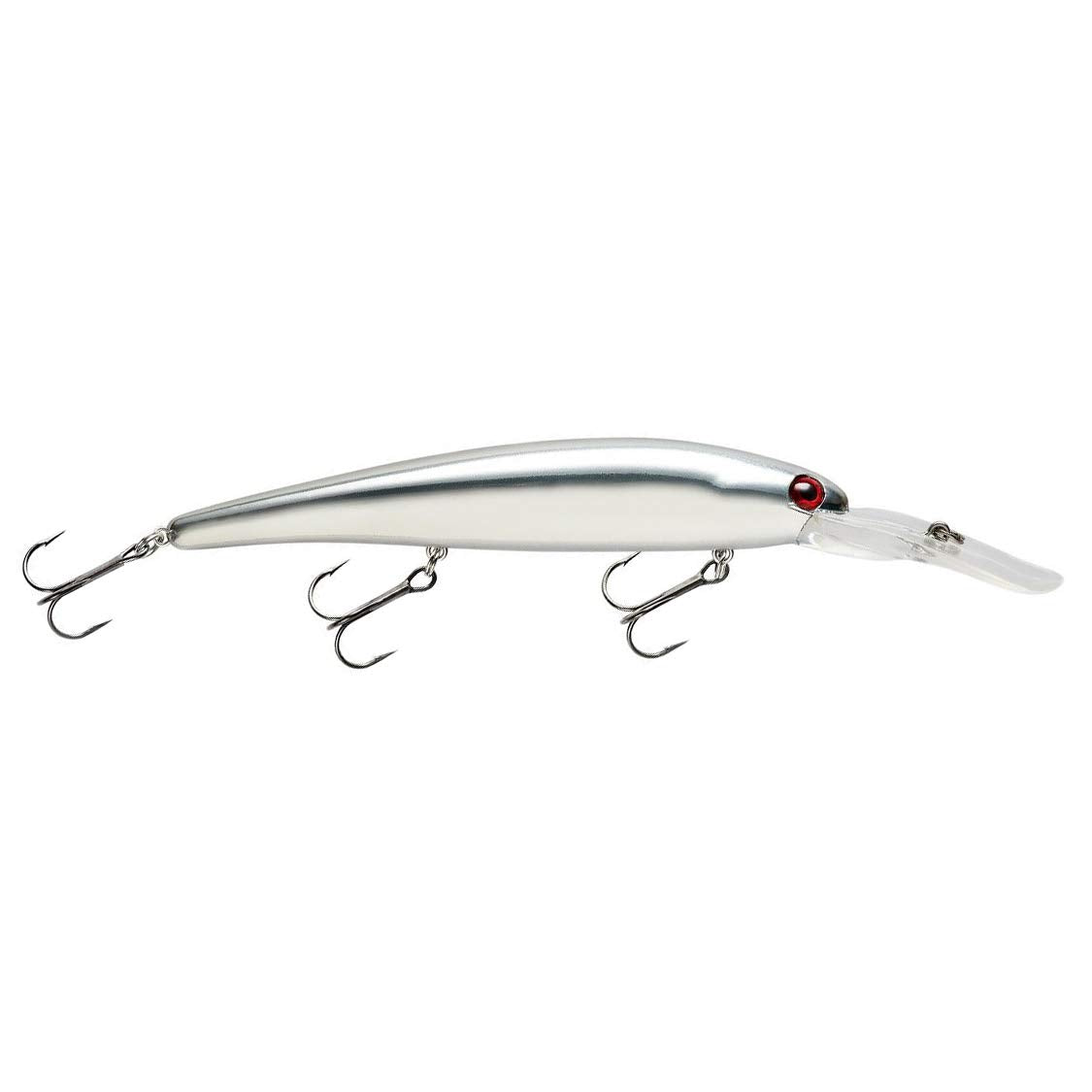 Bandit Lures 4 3/4-Inch Slender Minnow Jerkbait Trolls Up to 27 Feet Deep, Universal Color Patterns, 1 Piece