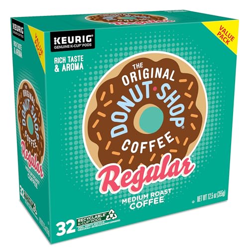 The Original Donut Shop Regular Keurig Single-Serve K-Cup Pods, Medium Roast Coffee, 96 Count