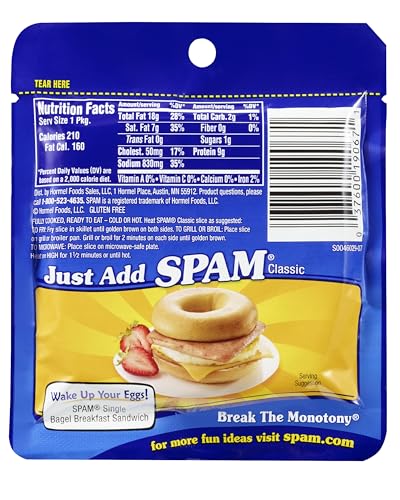 SPAM 25% Less Sodium, 7 oz. can (12-pack)