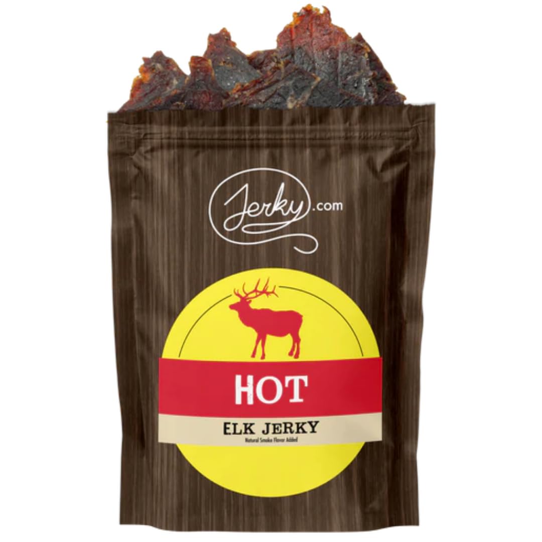 Jerky.com Original Buffalo Jerky 3-Pack - Exotic Jerky High Protein, Gluten-Free, All-Natural Exotic Snack - Premium Wild Game Meat - Perfect for Hiking, Camping, and On-the-Go 1.75oz (Pack of 3)