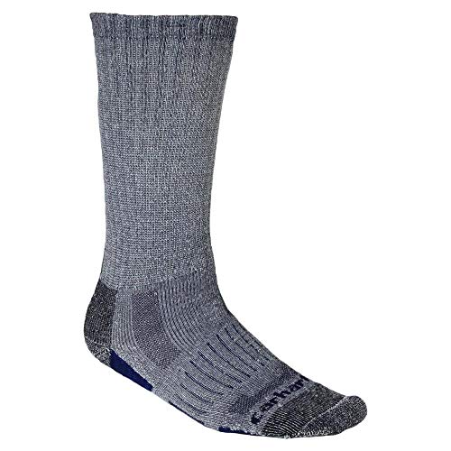 Carhartt Men's Midweight Synthetic-Wool Blend Sock 2 Pack