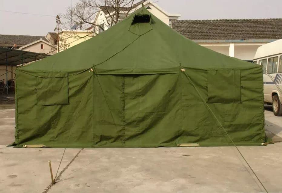 Four Season Outdoor Polyester Canvas Steel Army Military Camping Tent