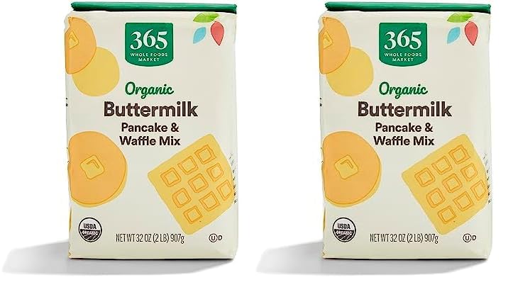 365 by Whole Foods Market, Organic Buttermilk Pancake & Waffle Mix, 32 OZ