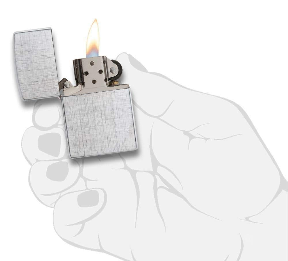 Zippo 200 Classic Brushed Chrome Pocket Lighter