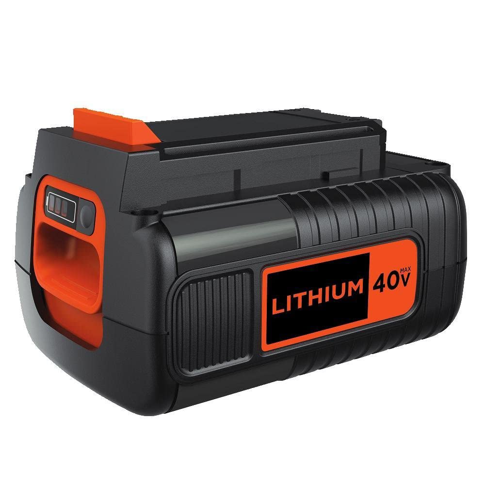 BLACK+DECKER 40V MAX Lithium Battery, Compatible with 36V and 40V MAX Power Tools, Lithium Ion Technology, Charger Not Included (LBX2040)