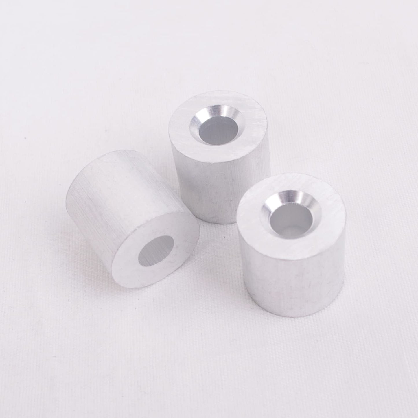 Wire Rope Stop Sleeve, for Wire Rope Dia. 1/16", Aluminum Alloy, PK 100