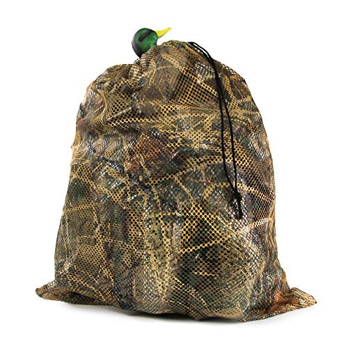 GUGULUZA Mesh Decoy Bags, Green/Camo Duck Decoy Bag for Goose/Turkey/Waterfowl/Pigeon, Light Weight Carrying Storage Backpack for Hunting
