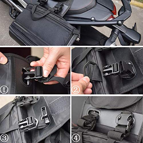 Powersports Saddle Bags - Waterproof Motorcycle Luggage, Helmet & Pillion Seat Side Bags