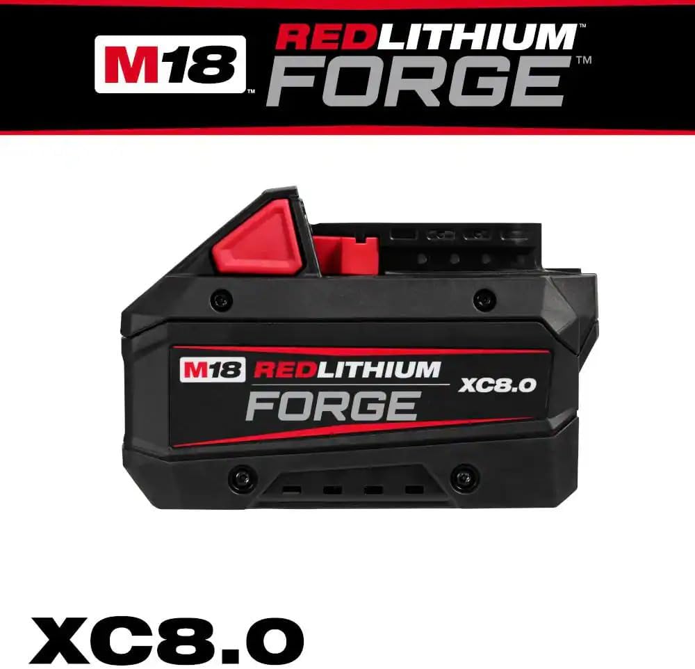 Milwaukee M18 18V Lithium-Ion REDLITHIUM Forge XC 8.0 Ah Battery Pack