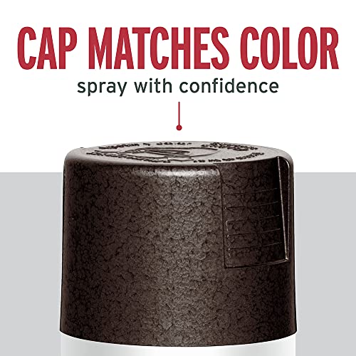 Rust-Oleum 7214830-6PK Stops Rust Hammered Spray Paint, 12 oz, Gray, 6 Pack