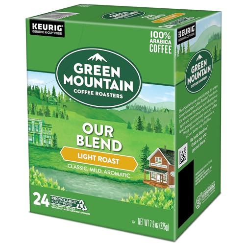 Green Mountain Coffee Roasters Breakfast Blend Single-Serve Keurig K-Cup Pods, Light Roast Coffee, 96 Count