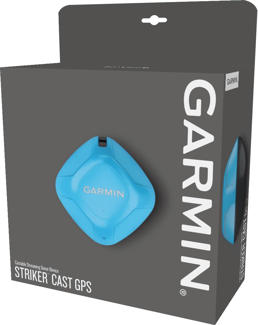 Garmin Striker Cast, Castable Sonar, Pair with Mobile Device and Cast from Anywhere, Reel in to Locate and Display Fish on Smartphone or Tablet (010-02246-00)
