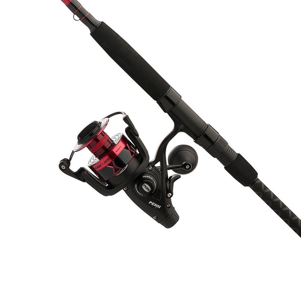 PENN Fierce IV Spinning Reel and Fishing Rod Combo