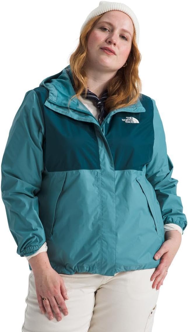 THE NORTH FACE Women's Antora Waterproof Jacket (Standard & Plus Size) | Breathable Rain Coat With Hood & Alpine Zip Pockets