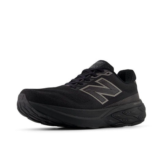 New Balance Men's Fresh Foam X 880 V15 Running Shoe, Black/Black/Black Metallic, 12.5 X-Wide