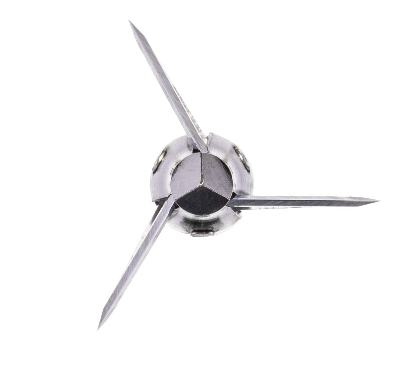 Muzzy Trocar Crossbow Archery Arrow Broadhead 100 or 125 Grain - 3 Pack