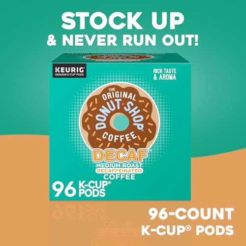 The Original Donut Shop Regular Keurig Single-Serve K-Cup Pods, Medium Roast Coffee, 96 Count