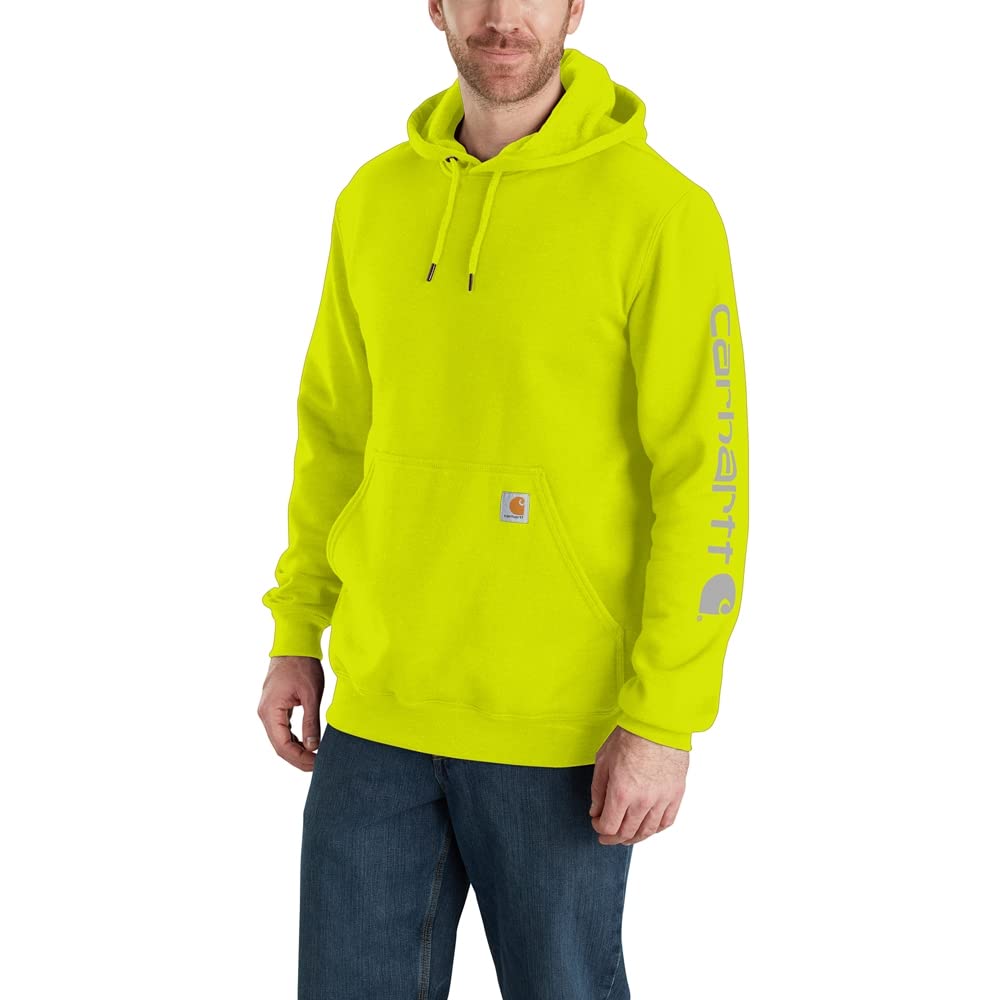 Carhartt Men's K288 Loose Fit Midweight Logo Sleeve Graphic Sweatshirt