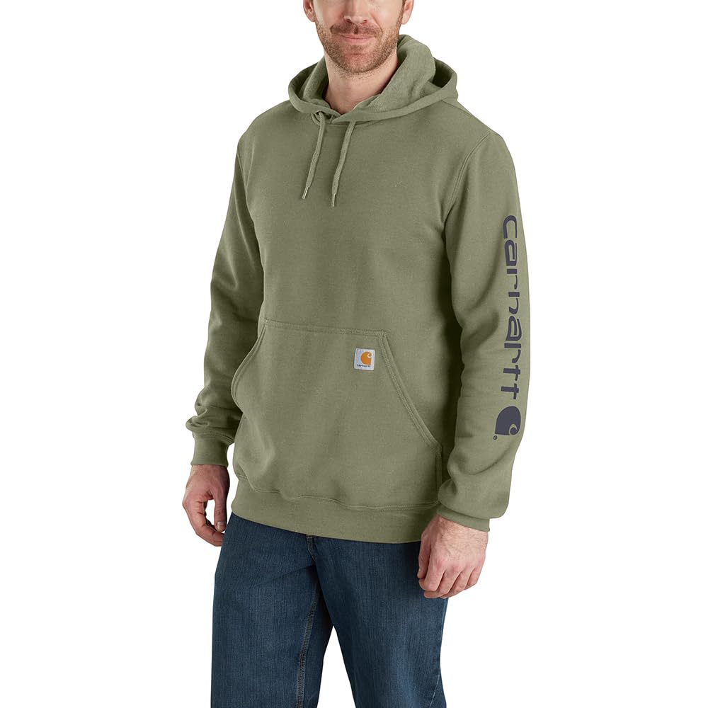 Carhartt Men's K288 Loose Fit Midweight Logo Sleeve Graphic Sweatshirt
