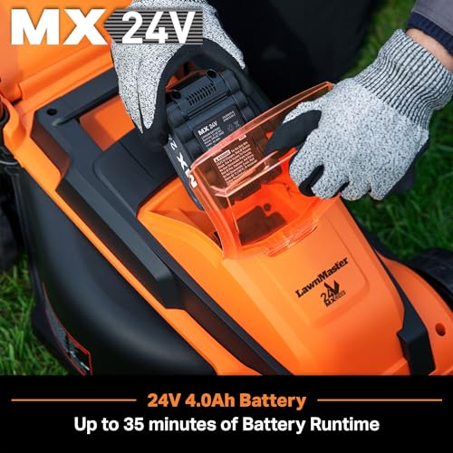 LawnMaster MEB1114K Electric Corded Lawn Mower 15-Inch 11AMP