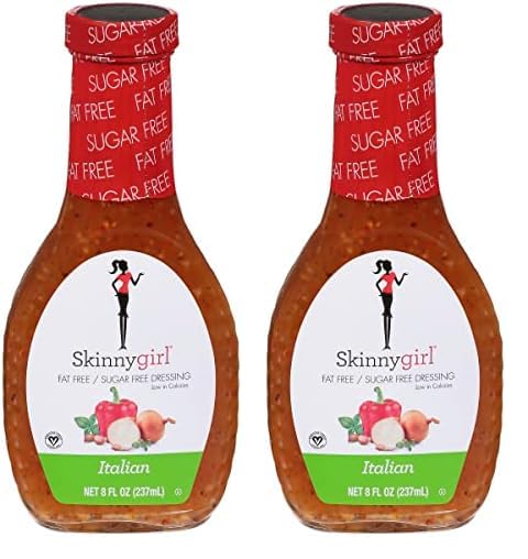 Skinnygirl Fat-Free Salad Dressing, Sugar-Free Buttermilk Ranch, 8 Ounce