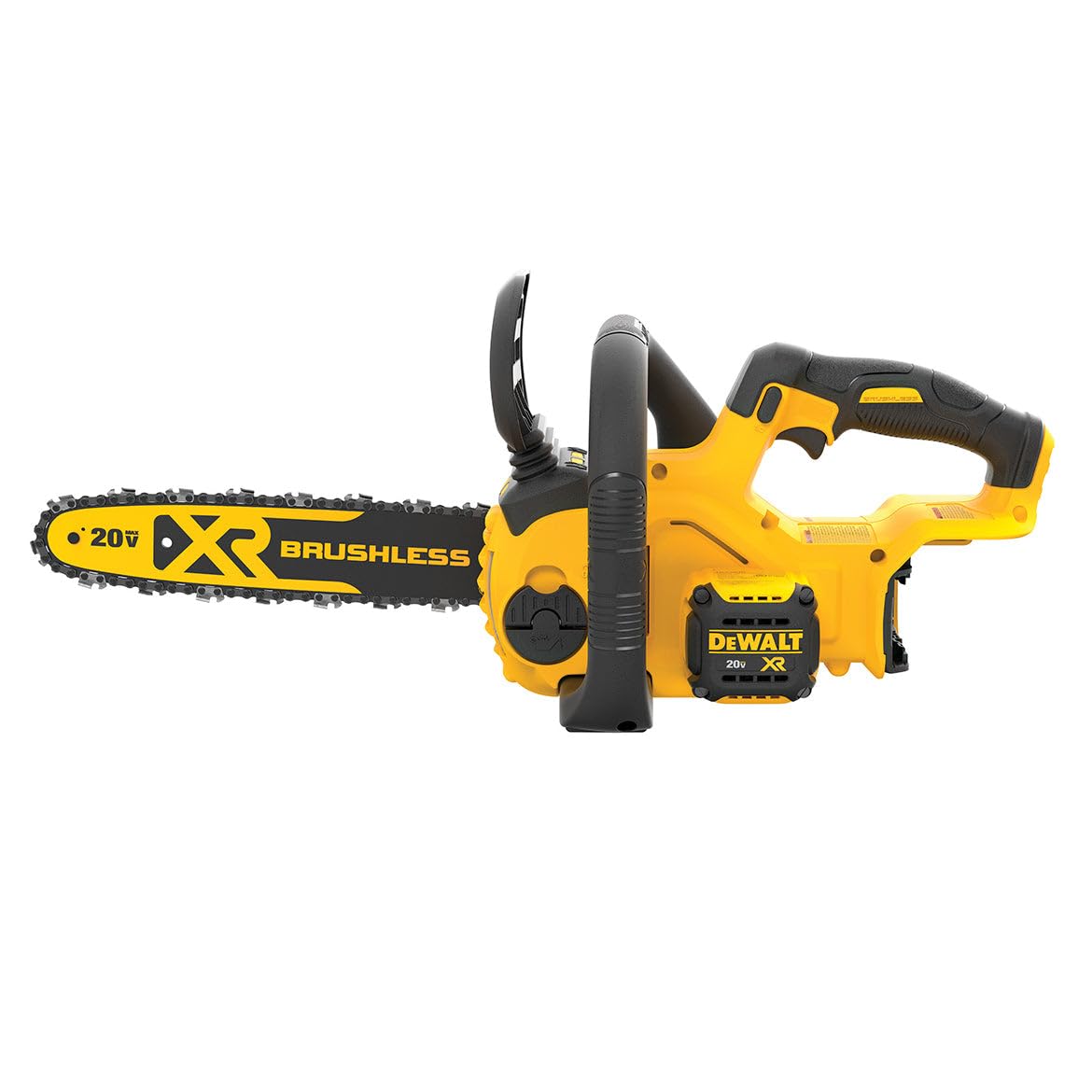 DEWALT 20V MAX* XR Chainsaw Kit, 5-Ah Battery, 12-Inch (DCCS620P1)