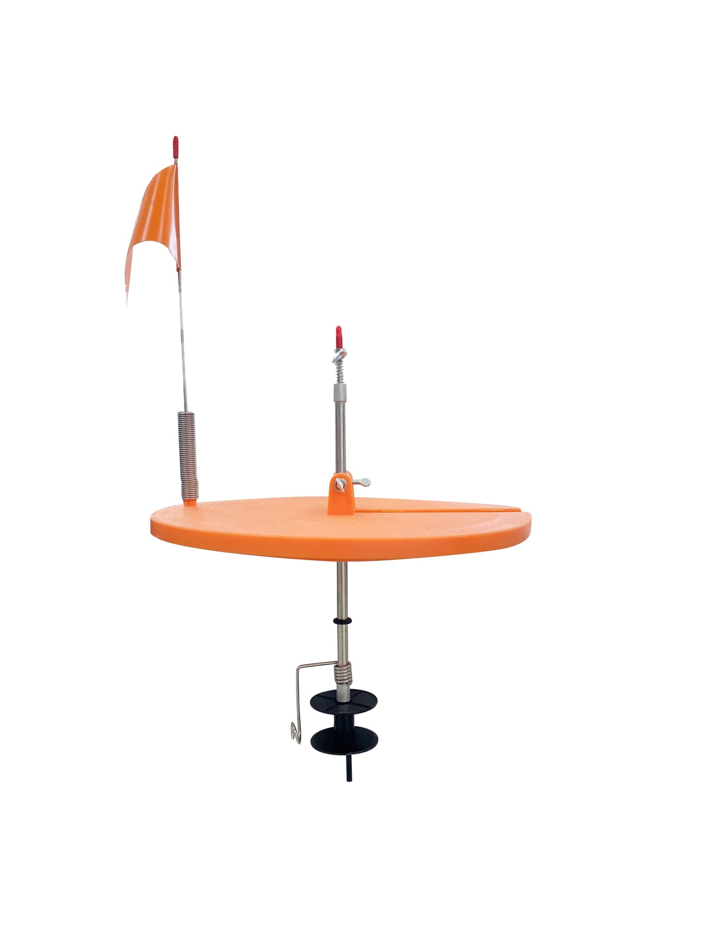 Aurora Series Ice Fishing Tip-Up with Orange Pole Flags
