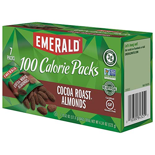 Emerald Nuts Mixed Nuts Variety Pack 18ct (1-Pack) , 100-Calorie Individual Packs , Features Dry Roasted Almonds, Natural Almonds & Walnuts, and Roasted & Salted Cashews