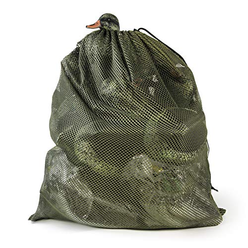 GUGULUZA Mesh Decoy Bags, Green/Camo Duck Decoy Bag for Goose/Turkey/Waterfowl/Pigeon, Light Weight Carrying Storage Backpack for Hunting