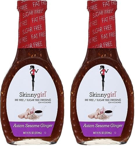 Skinnygirl Fat-Free Salad Dressing, Sugar-Free Buttermilk Ranch, 8 Ounce