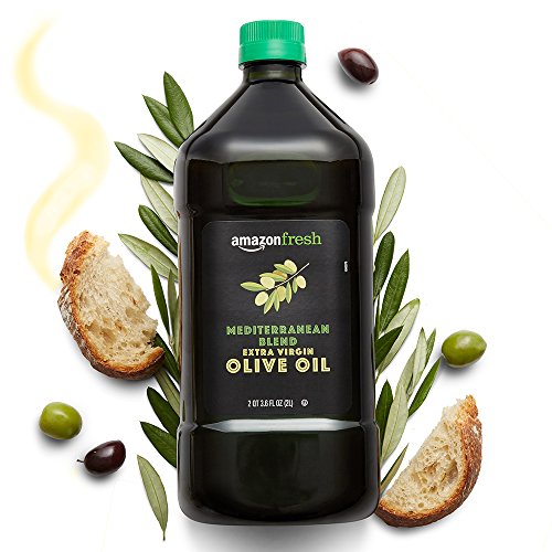Amazon Fresh, Mediterranean Blend Extra Virgin Olive Oil, 3.6 Fl Oz (2L)