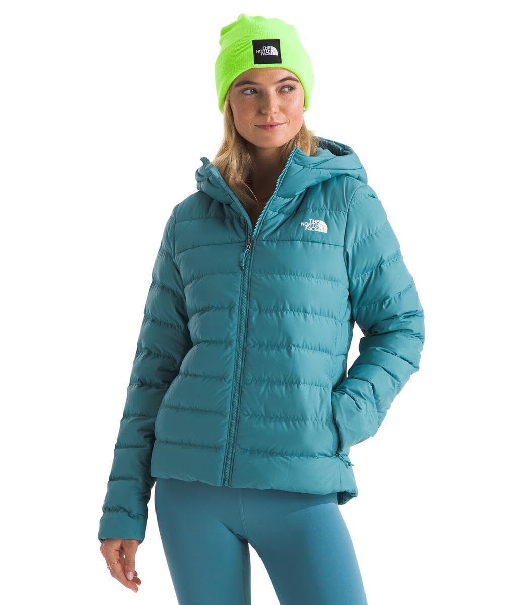 THE NORTH FACE Women's Aconcagua 3 Hooded Jacket | Insulated, Wind & Water Resistant, Attached 3 Piece Hood With Cinch Cord