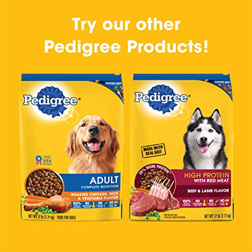 Pedigree Complete Nutrition Adult Dry Dog Food, Grilled Steak & Vegetable Flavor, 18 lb. Bag