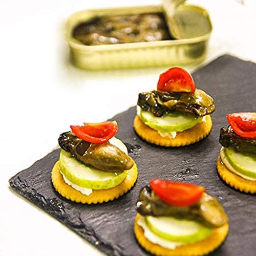 Otter Kingdom Premium Smoked Oysters in Pure Olive Oil, 3-Ounce Cans (Pack of 12)