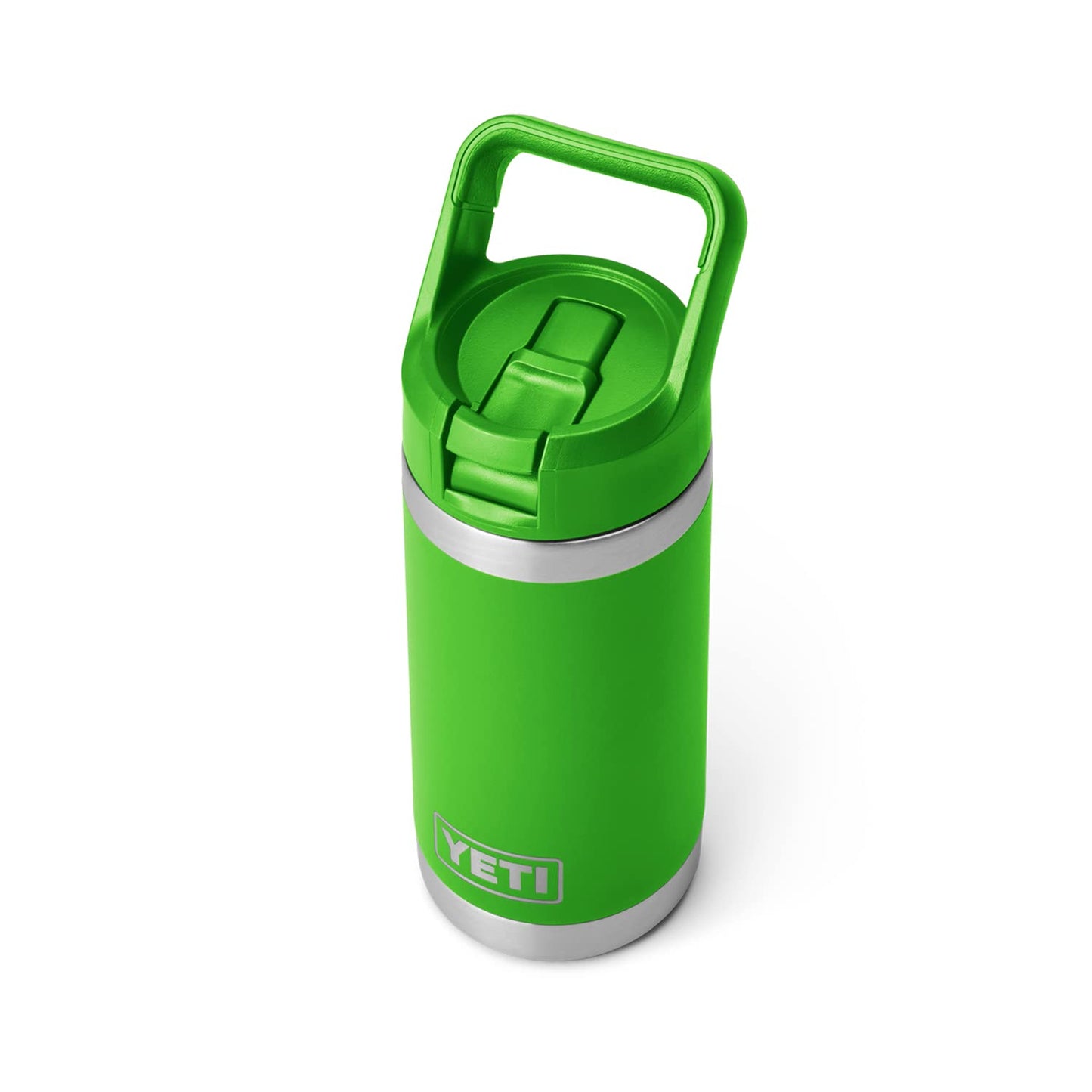 YETI Rambler Jr. 12 oz Kids Bottle, with Straw Cap, Canopy Green