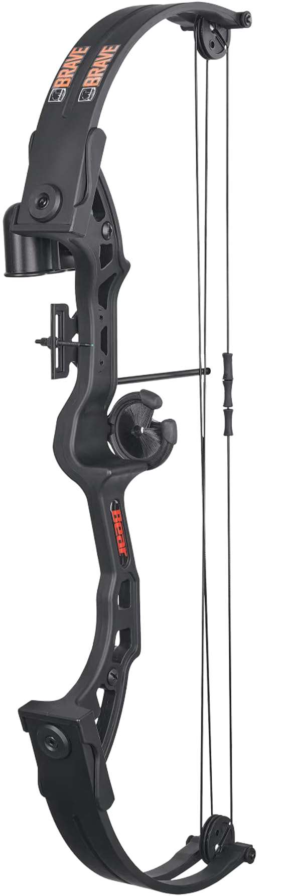 Bear Archery Brave Bow Set for Youth, Recommended Ages 8-12, Right Handed, Continuous Draw Weight Up to 25 lb., Continuous Draw Length Up to 19.5-inches