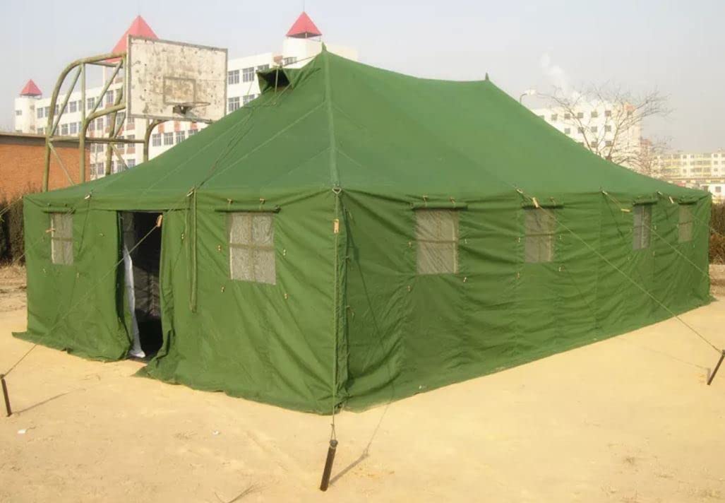 Four Season Outdoor Polyester Canvas Steel Army Military Camping Tent