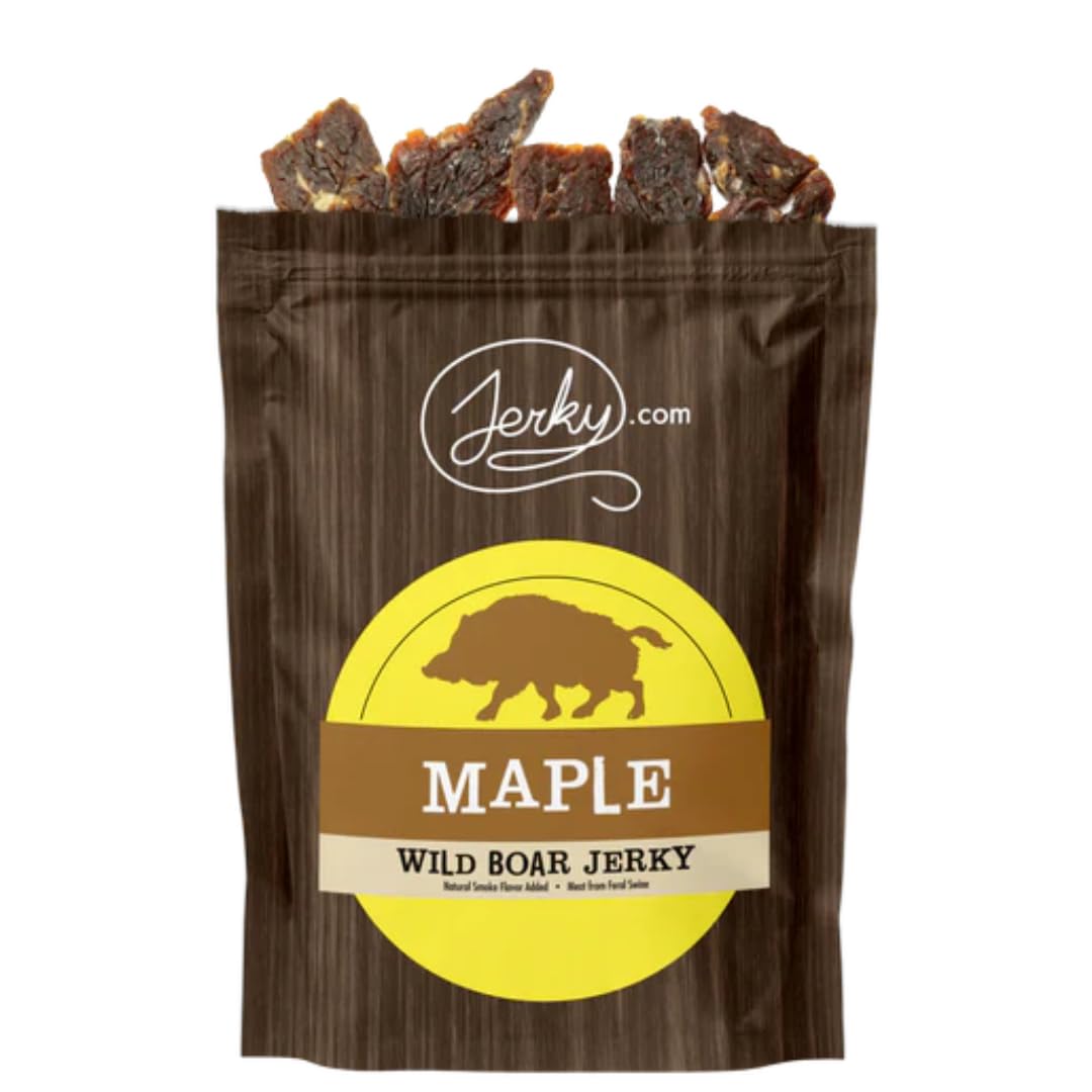 Jerky.com Original Buffalo Jerky 3-Pack - Exotic Jerky High Protein, Gluten-Free, All-Natural Exotic Snack - Premium Wild Game Meat - Perfect for Hiking, Camping, and On-the-Go 1.75oz (Pack of 3)