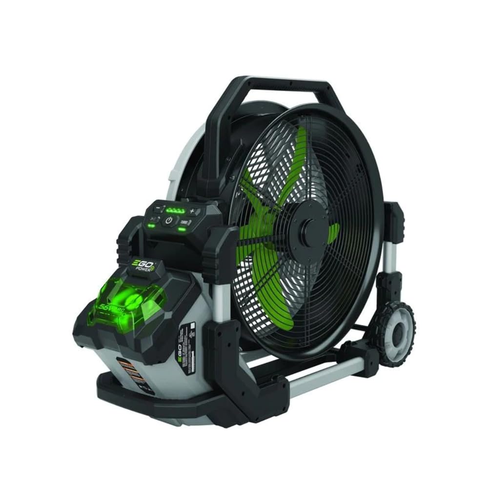 EGO POWER+ Portable Misting Fan, Outdoor Electric 18" 5 Speed Fan, Battery and Charger Not Included - FN1800
