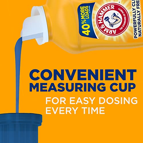 ARM & HAMMER Liquid Laundry Detergent, Clean Burst Fresh, 170 fl oz, 170 Loads