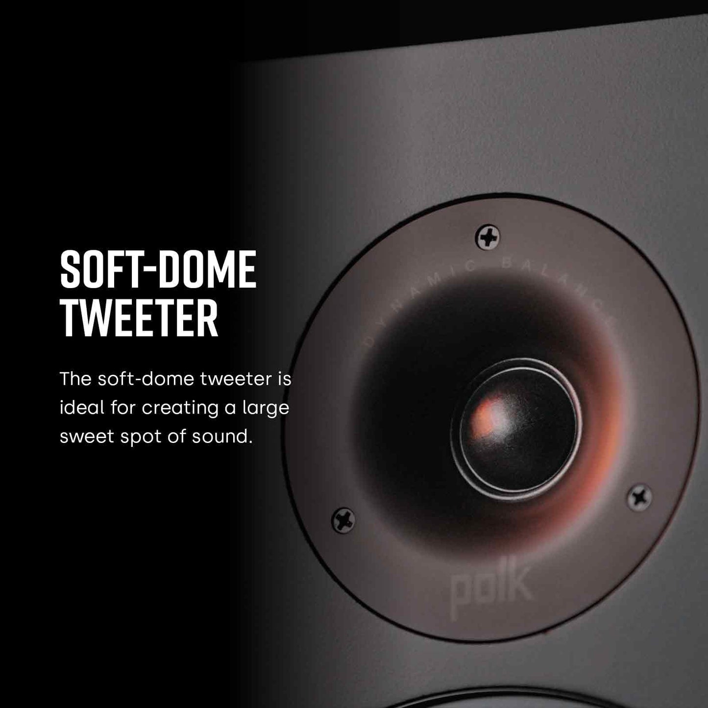 Polk Audio T50 Home Theater and Stereo Floor Standing Tower Speaker (Single, Black) - Deep Bass Response, Dolby and DTS Surround