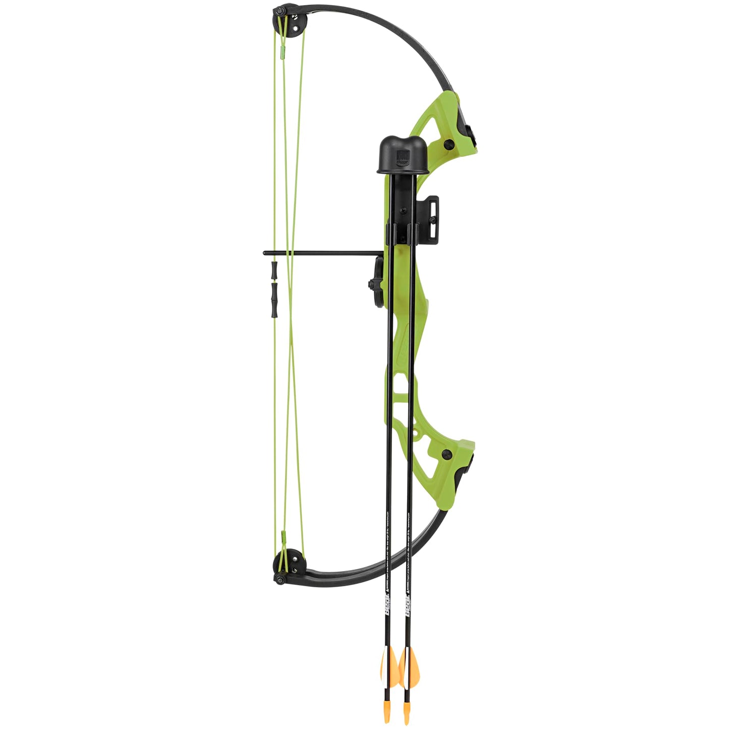 Bear Archery Brave Bow Set for Youth, Recommended Ages 8-12, Right Handed, Continuous Draw Weight Up to 25 lb., Continuous Draw Length Up to 19.5-inches