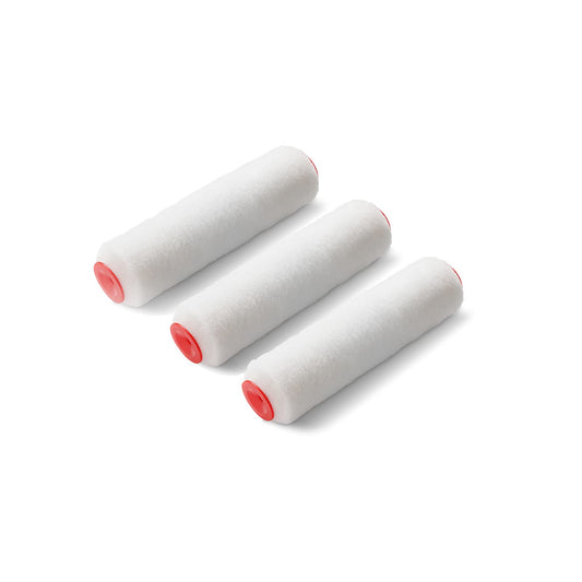 6FT Paint Roller Brush kit, Multi-Function Paint Roller kit with House Paint Roller Brush 6 FT Stainless Steel Pole New Splicing Rod Mural Brush for Walls and Ceiling (White)